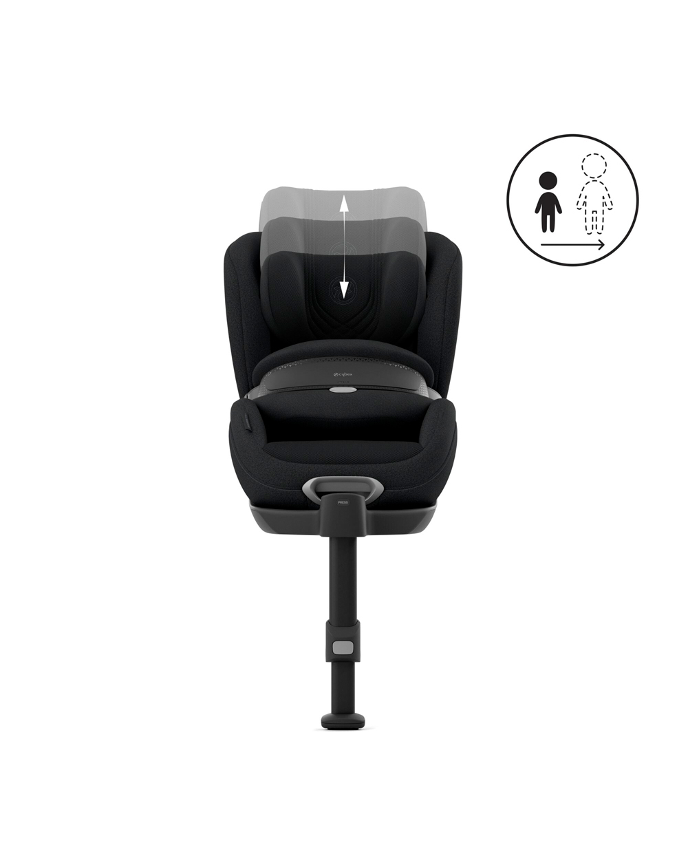 Si&egrave;ge auto Anoris T2 i-size Coloris Sepia Black  Cybex
