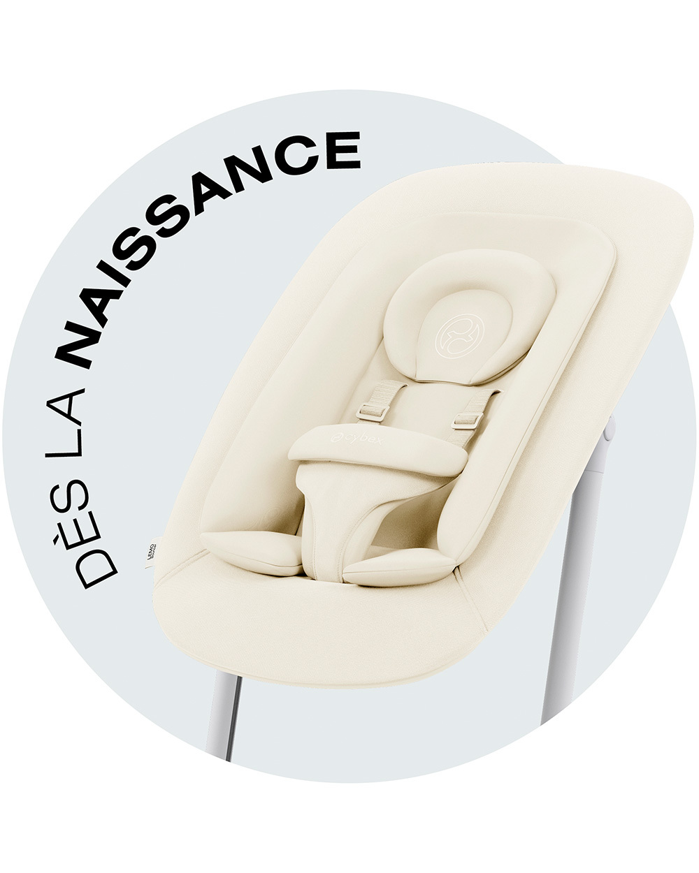 Transat Gold Lemo/Click & Fold Coloris Canvas White  Cybex