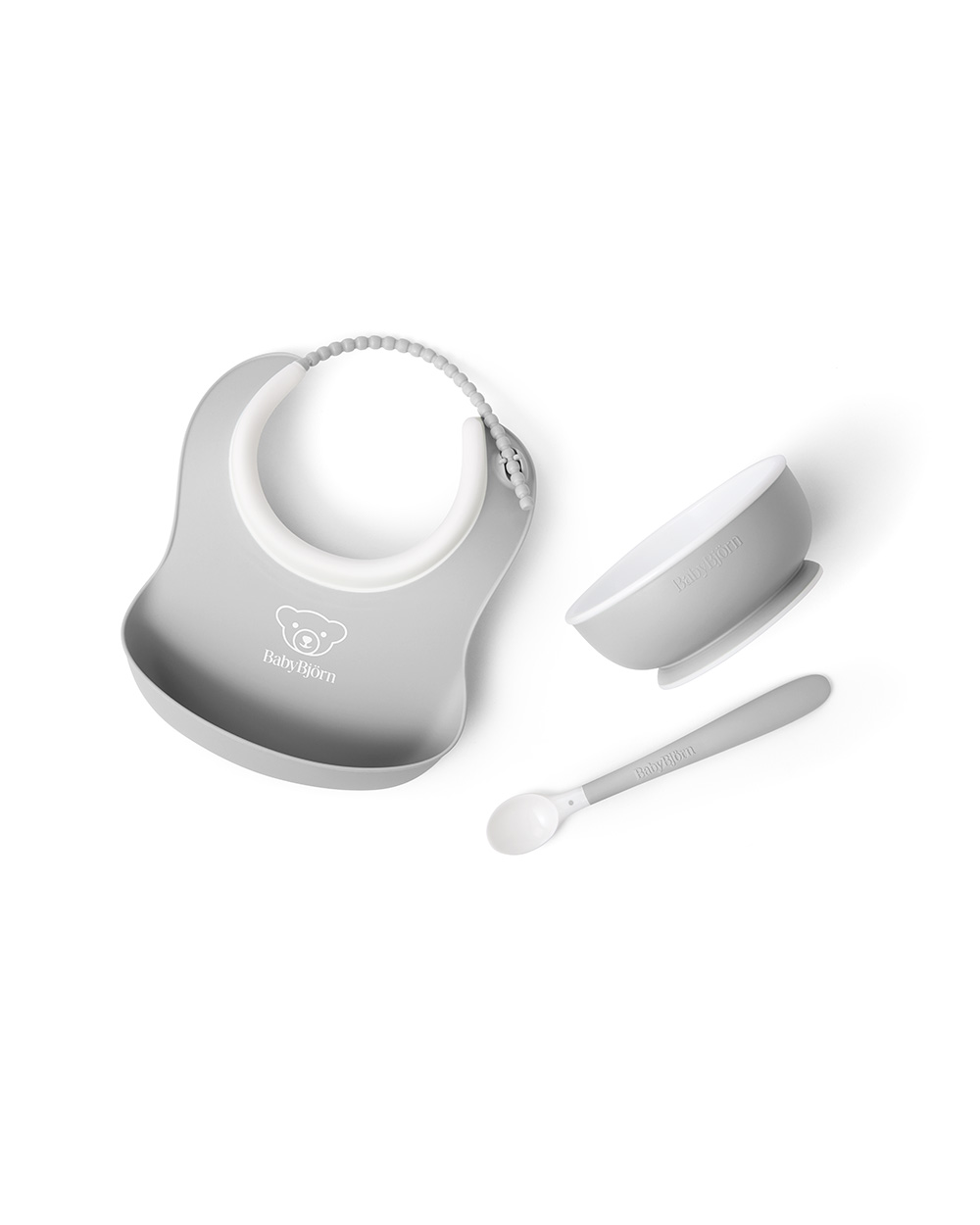 Coffret repas 3 pi&egrave;ces Coloris gris  Babybj&ouml;rn