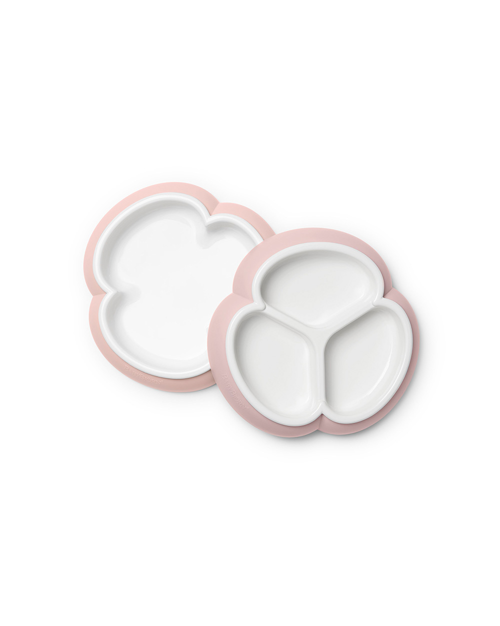 Lot de 2 assiettes Coloris rose pastel  Babybj&ouml;rn