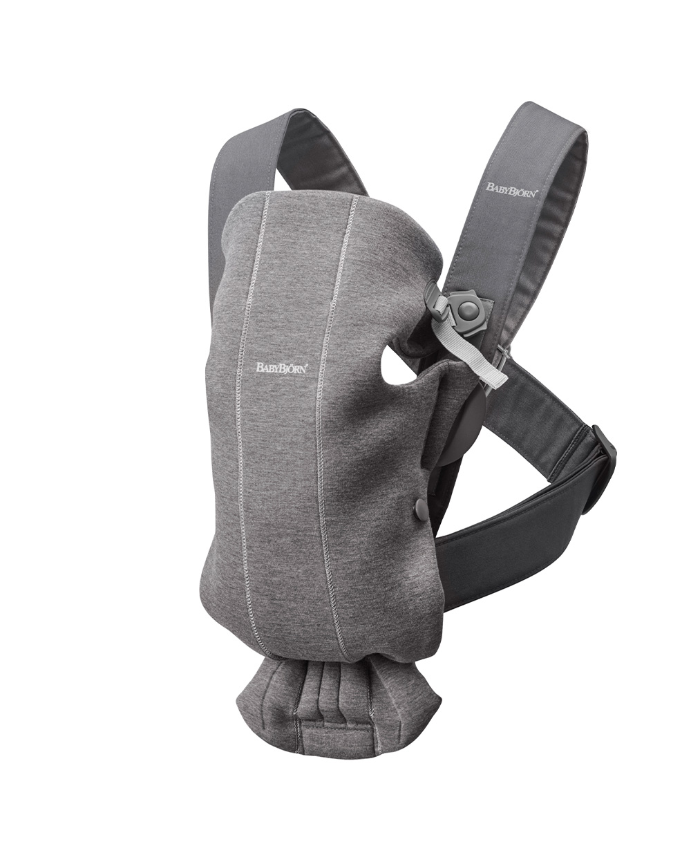 Porte-b&eacute;b&eacute; Mini Jersey 3D Coloris gris fonc&eacute;  Babybj&ouml;rn