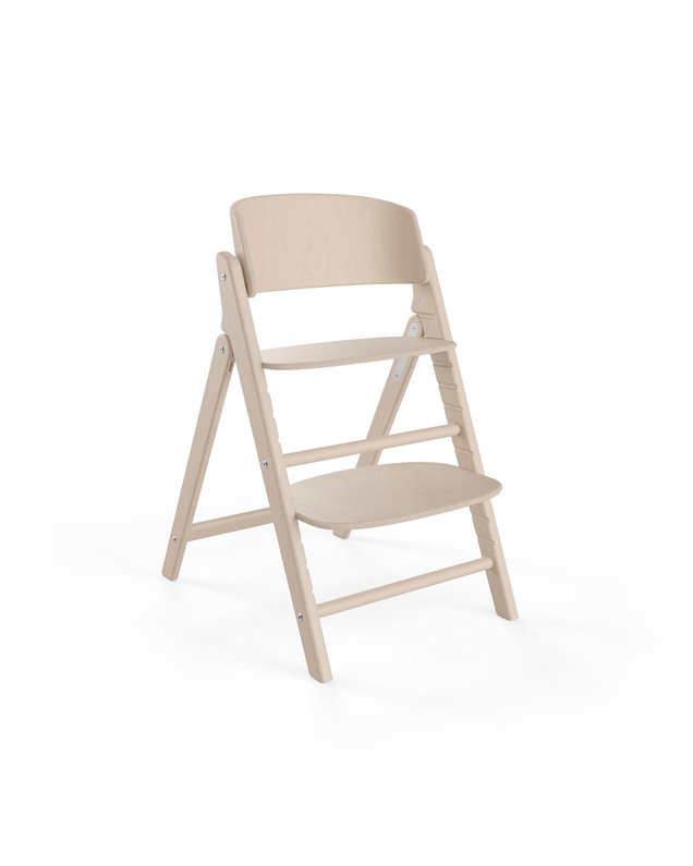 Chaise haute Click & Fold Coloris light natural Cybex