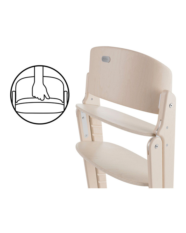 Chaise haute Click & Fold Coloris light natural Cybex