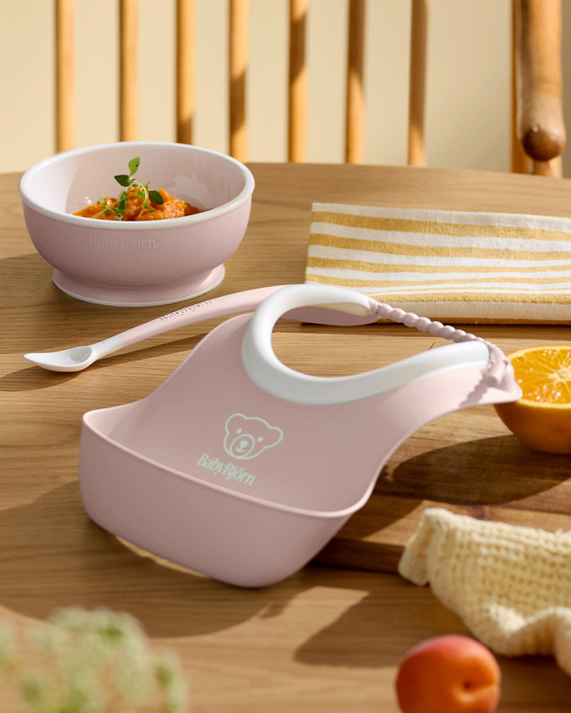 Coffret repas 3 pièces Coloris rose pastel Babybjörn