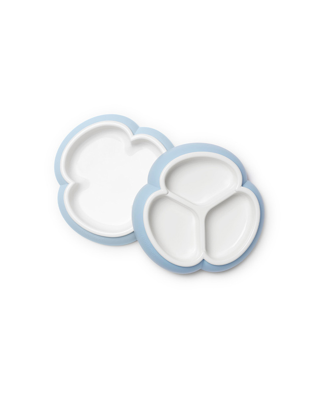 Lot de 2 assiettes Coloris bleu pastel Babybjörn