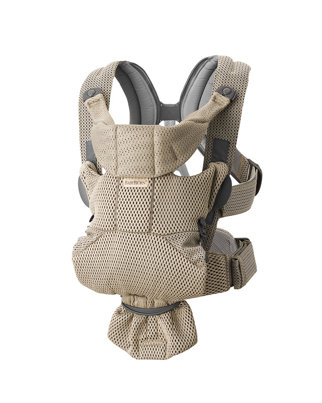 Porte-bébé Move Mesh 3D Coloris gris beige Babybjörn