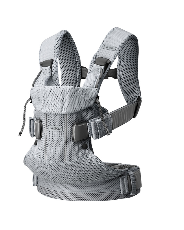 Porte-bébé One Air Mesh 3D Coloris argent Babybjörn