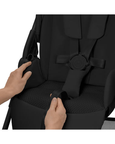 Poussette Melio Carbon Coloris  Magic Black  Cybex