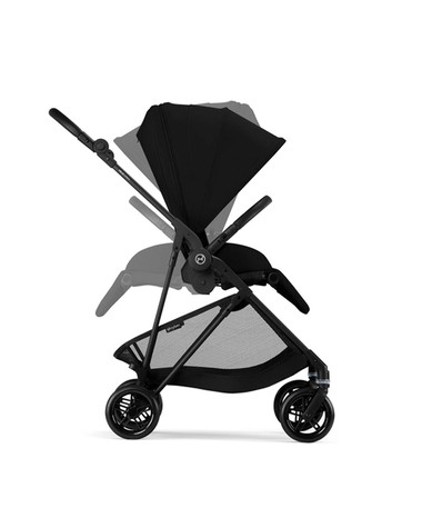 Poussette Melio Carbon Coloris  Magic Black  Cybex