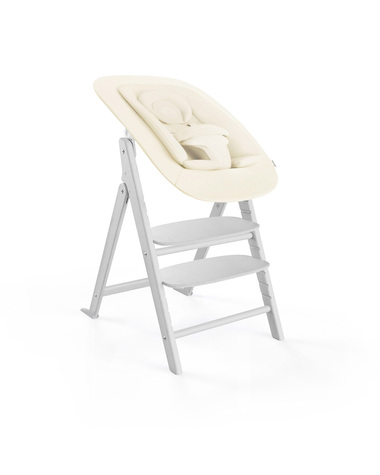 Chaise haute Click & Fold 4-en-1 Coloris All White  Cybex