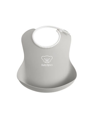 Bavoir r&eacute;cup&eacute;rateur Coloris gris  Babybj&ouml;rn