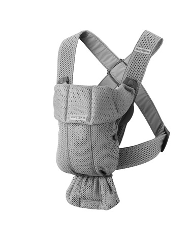 Porte-b&eacute;b&eacute; Mini Mesh 3D Coloris gris  Babybj&ouml;rn