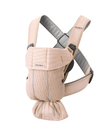 Porte-b&eacute;b&eacute; Mini Mesh 3D Coloris rose nacr&eacute;  Babybj&ouml;rn