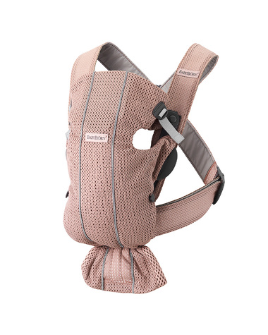Porte-b&eacute;b&eacute; Mini Mesh 3D Coloris rose poudr&eacute;  Babybj&ouml;rn