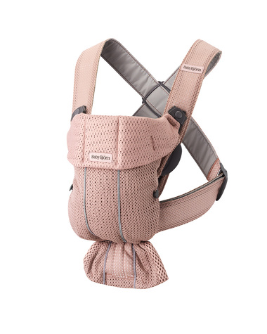 Porte-b&eacute;b&eacute; Mini Mesh 3D Coloris rose poudr&eacute;  Babybj&ouml;rn