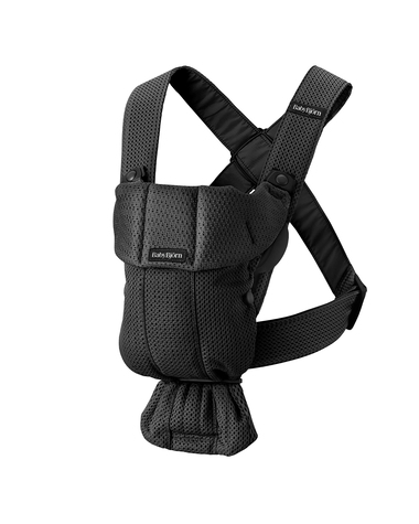 Porte-b&eacute;b&eacute; Mini Mesh 3D Coloris noir  Babybj&ouml;rn