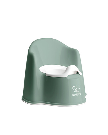 Pot fauteuil Coloris vert profond/blanc  Babybj&ouml;rn