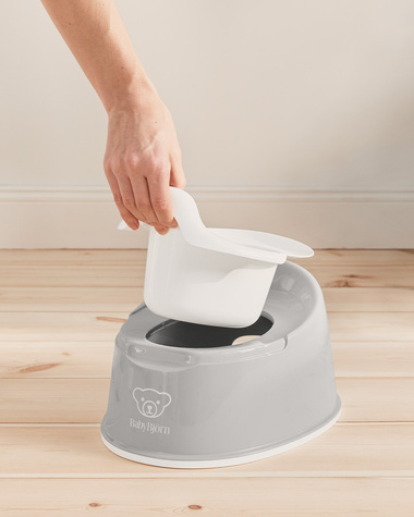 Pot Smart Coloris gris/blanc  Babybj&ouml;rn