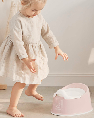 Pot Smart Coloris rose pastel/blanc  Babybj&ouml;rn