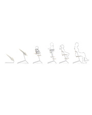 Transat Gold Lemo/Click & Fold Coloris Canvas White  Cybex