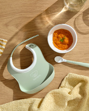 Coffret repas 3 pi&egrave;ces Coloris vert pastel  Babybj&ouml;rn