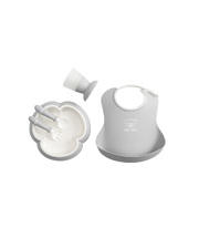 Coffret repas 5 pi&egrave;ces Coloris gris  Babybj&ouml;rn