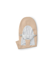 Housse transat Balance Soft jersey tissé... Coloris beige/gris Babybjörn