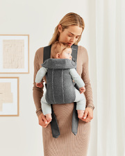 Porte-b&eacute;b&eacute; Mini Jersey 3D Coloris gris fonc&eacute;  Babybj&ouml;rn