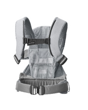 Porte-b&eacute;b&eacute; One Air Mesh 3D Coloris argent  Babybj&ouml;rn