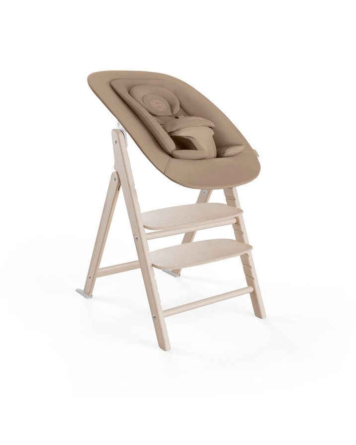Chaise haute Click & Fold 4-en-1 Coloris light natural Cybex