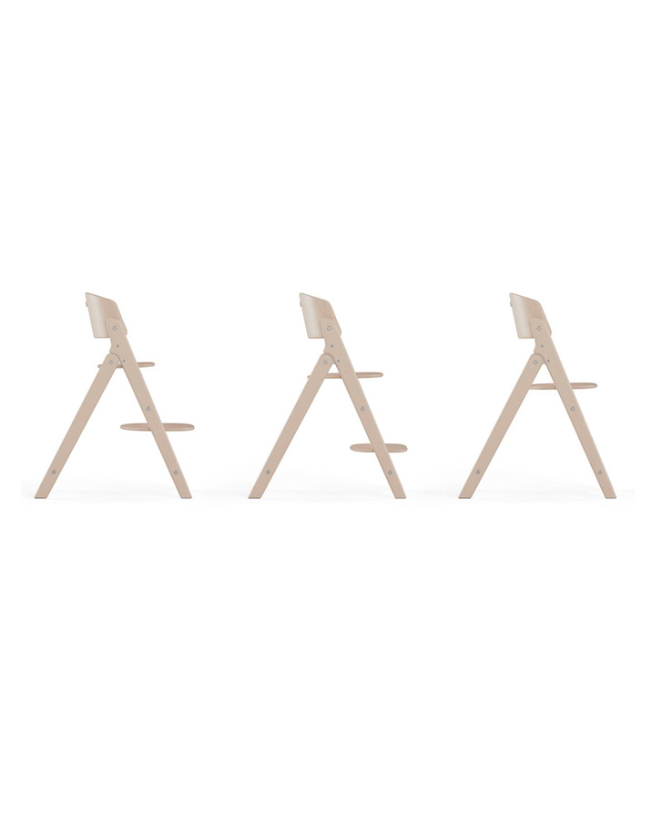 Chaise haute Click & Fold Coloris light natural  Cybex