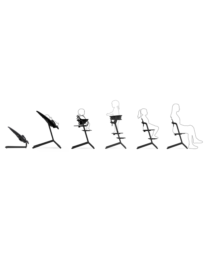 Socle pour transat Lemo/Click & Fold Coloris Stunning Black  Cybex