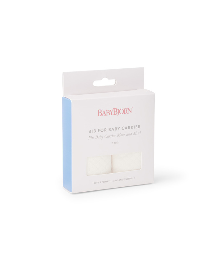 2 bavoirs porte-bébé Move et Mini Coloris blanc Babybjörn
