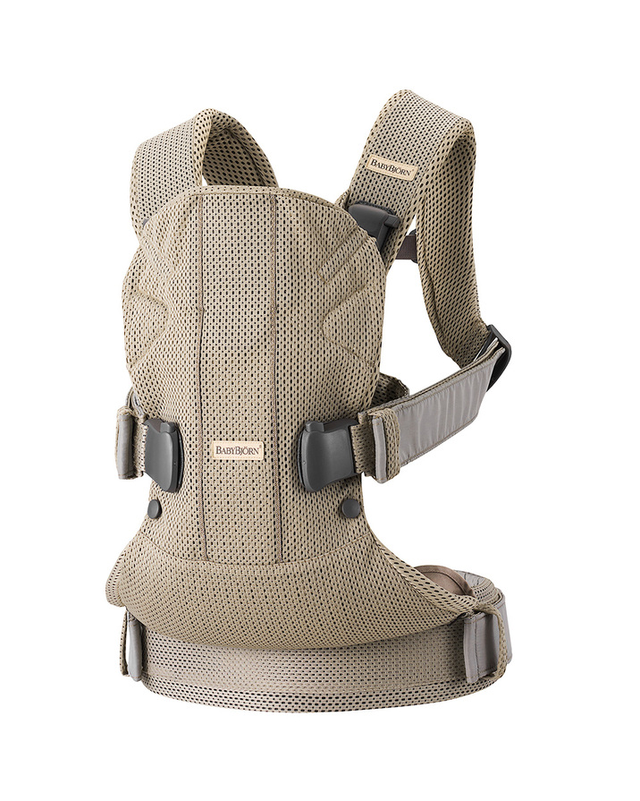 Porte-b&eacute;b&eacute; One Air Mesh 3D Coloris gris beige  Babybj&ouml;rn