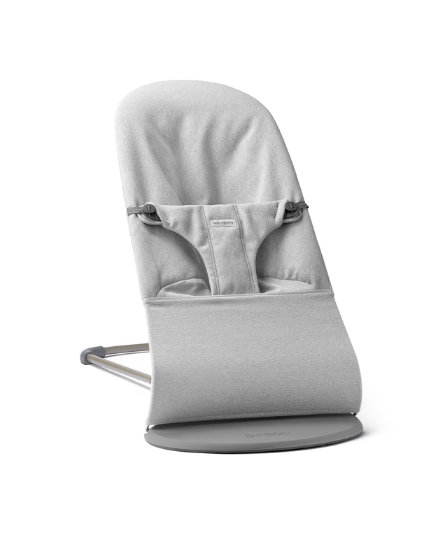 Transat Bliss tissé chiné Coloris gris clair Babybjörn