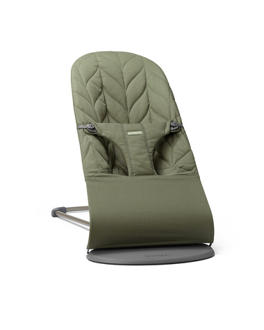 Transat Bliss tiss&eacute; matelassage p&eacute;tale Coloris vert fonc&eacute;  Babybj&ouml;rn