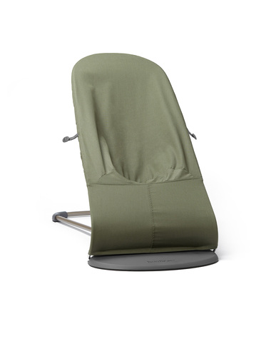Transat Bliss tiss&eacute; matelassage p&eacute;tale Coloris vert fonc&eacute;  Babybj&ouml;rn