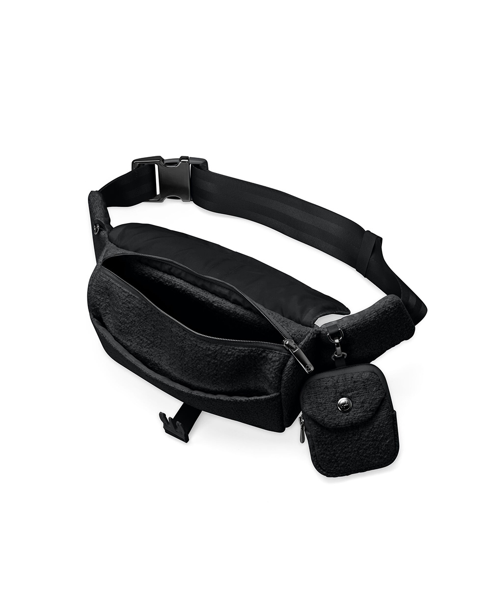 Sac Banane bouclé Coloris Stone Black Cybex