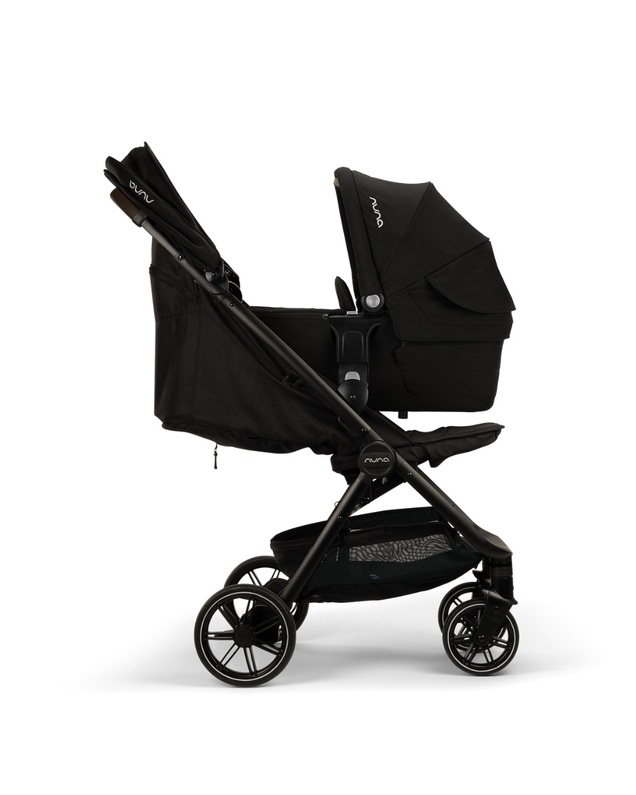 Poussette Trvl lx Coloris caviar Nuna