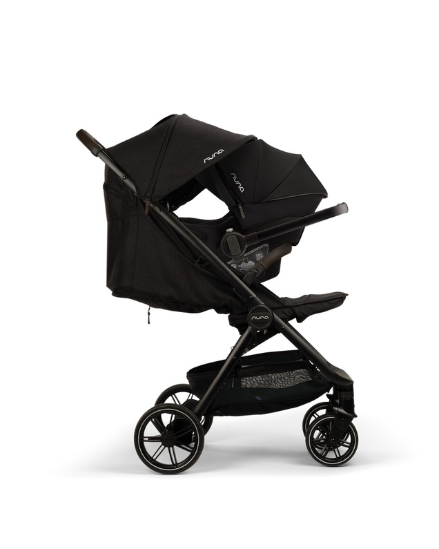 Poussette Trvl lx Coloris caviar Nuna
