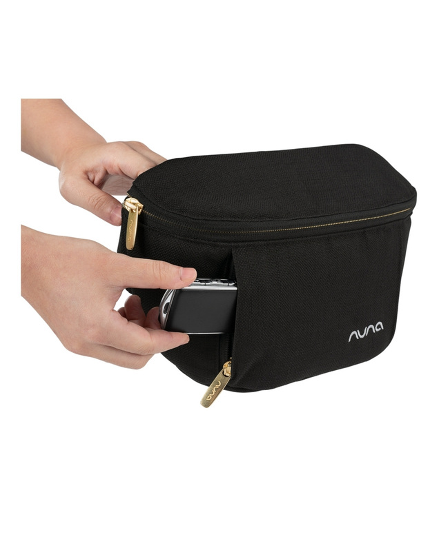 Sac à bandoulière pour poussette Coloris caviar Nuna