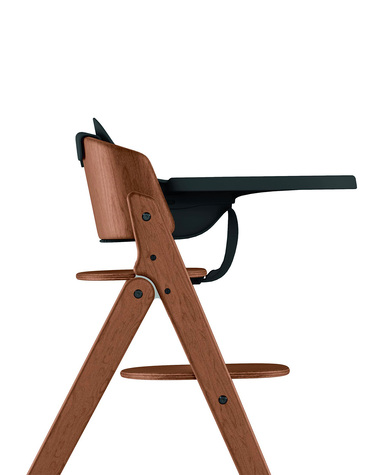 Chaise haute Click & Fold 4-en-1 Coloris all natural dark  Cybex