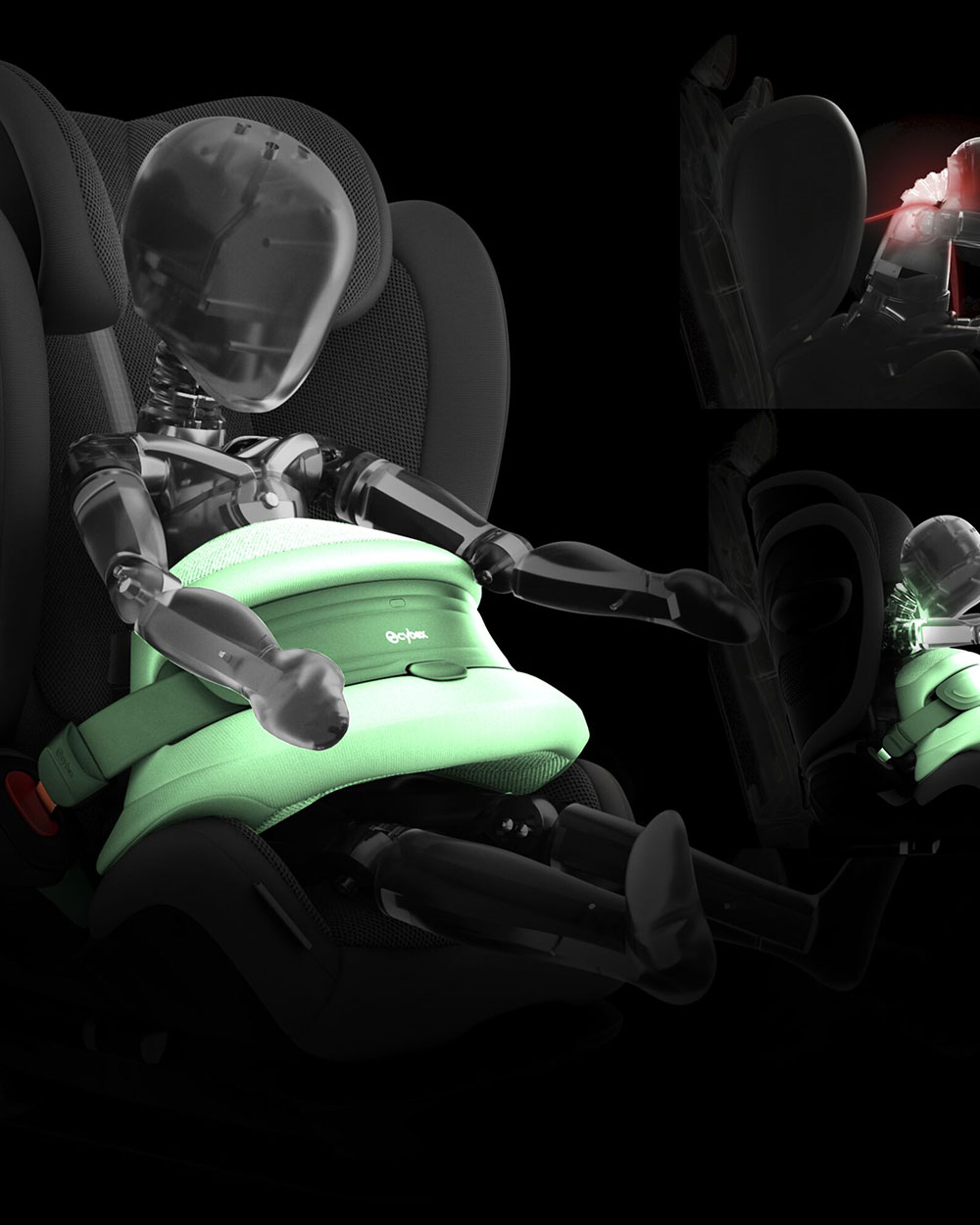 Siège auto Pallas G3 i-Size Coloris moon black (Plus) Cybex
