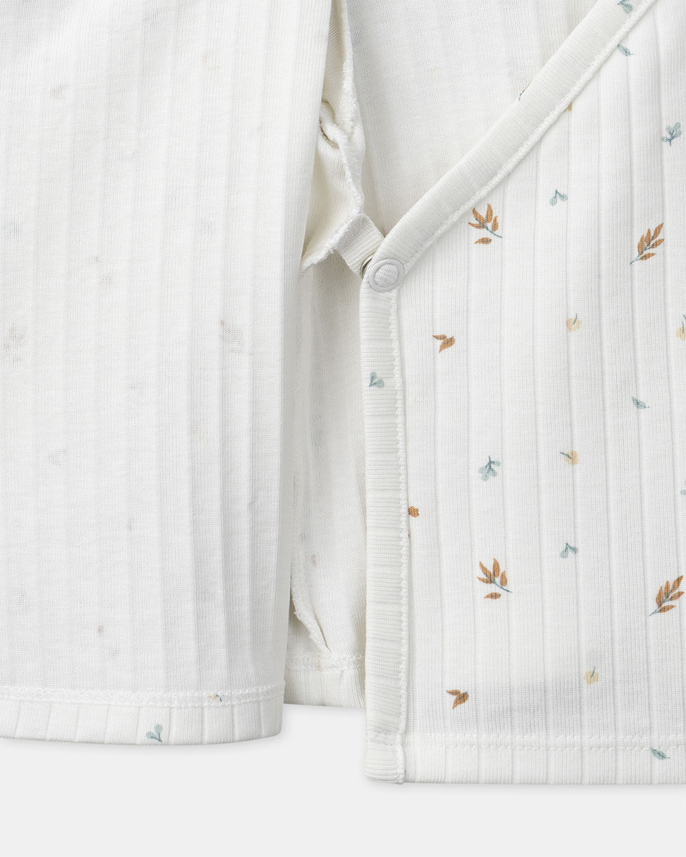 Ensemble haut, pantalon et bonnet imprimé feuillage Coloris écru Sergent Major