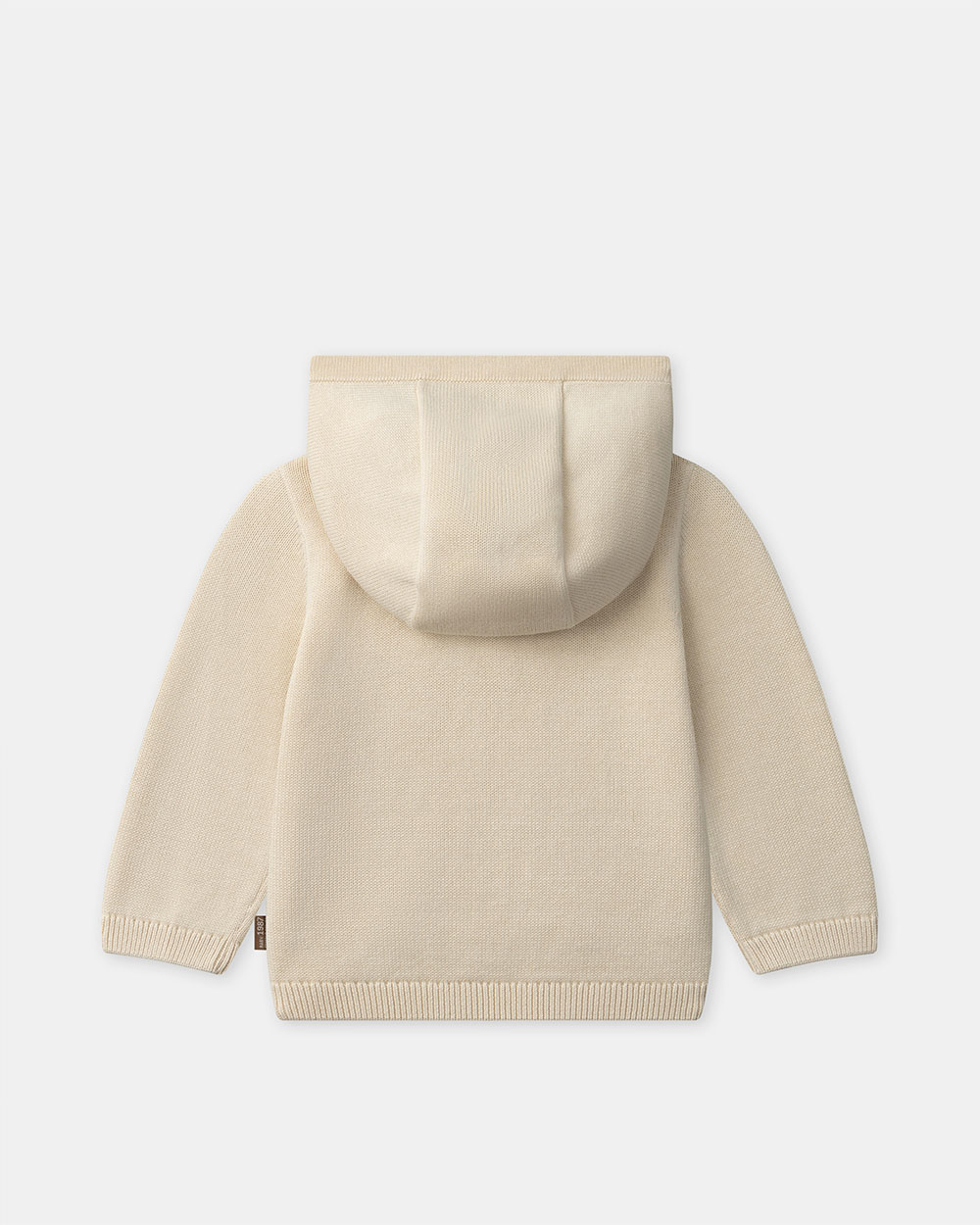 Pull &agrave; capuche motif animal Coloris beige  Sergent Major