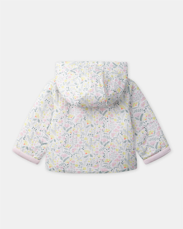 Veste à capuche imprimé fleuri Coloris rose Sergent Major