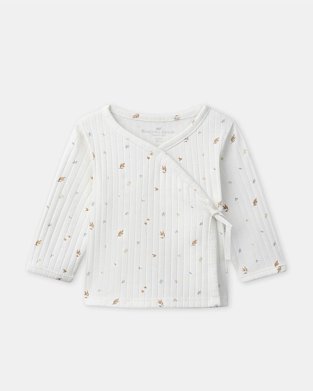 Ensemble haut, pantalon et bonnet imprimé feuillage Coloris écru Sergent Major