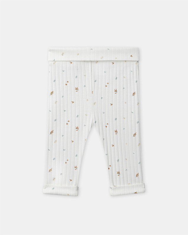 Ensemble haut, pantalon et bonnet imprimé feuillage Coloris écru Sergent Major