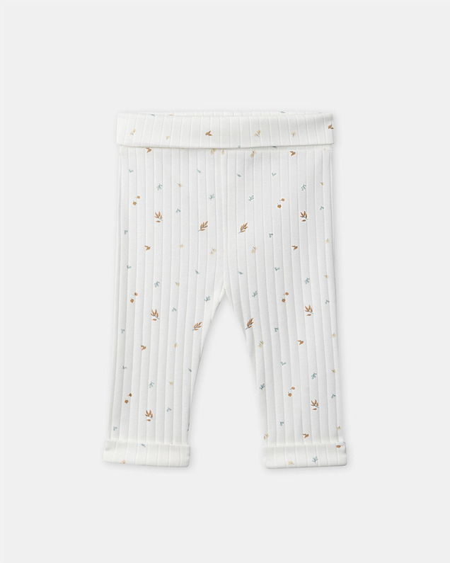 Ensemble haut, pantalon et bonnet imprimé feuillage Coloris écru Sergent Major