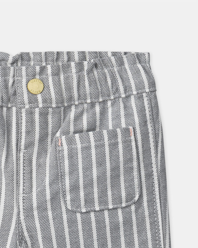 Pantalon flare à rayures Coloris gris Sergent Major